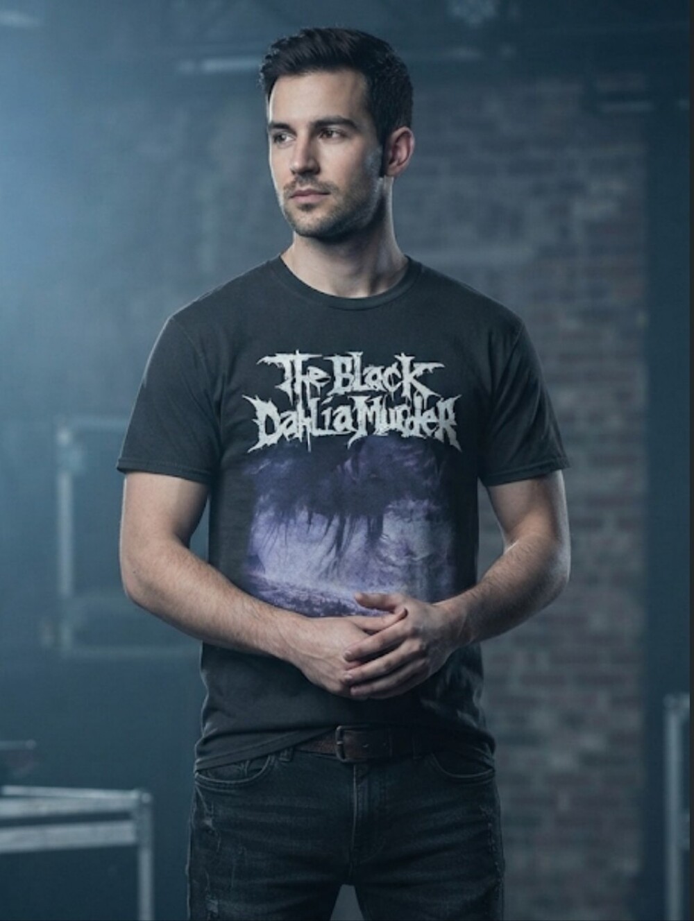 The Black Dahlia Murder Everblack Album Band T-Shirt Black Size Small